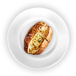 Plain Baked Potato With Butter 