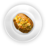 Vegetable Curry Baked Potato 