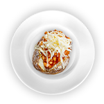Cheese & Beans Baked Potato 